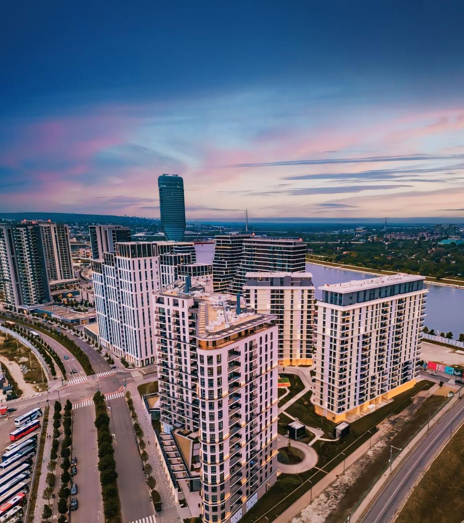 Belgrade Waterfront 16Th Fl Lux Apt. W/ City View Luaran gambar