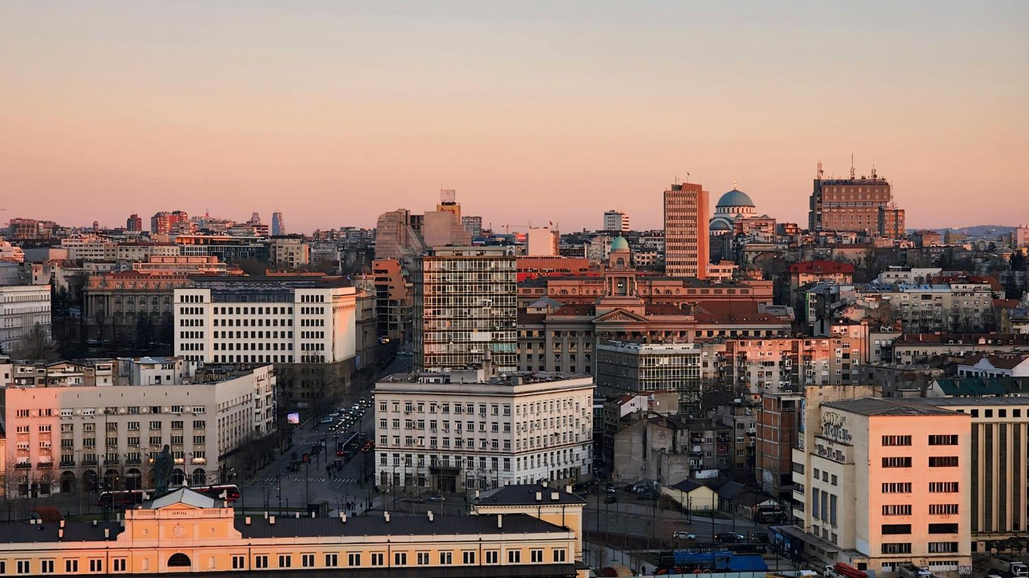 Belgrade Waterfront 16Th Fl Lux Apt. W/ City View Luaran gambar